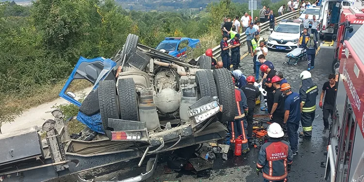 Bolu Dağı Geçişi’nde feci kaza