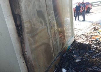 Antakya’da konteyner yangını