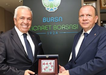 Şadi Özdemir’den Bursa Ticaret Borsası’na ziyaret