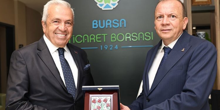 Şadi Özdemir’den Bursa Ticaret Borsası’na ziyaret