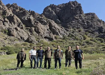 Oltu’da yaban keçileri sayıldı