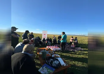 Yaylada bulunan kadın üreticilere eğitim verildi