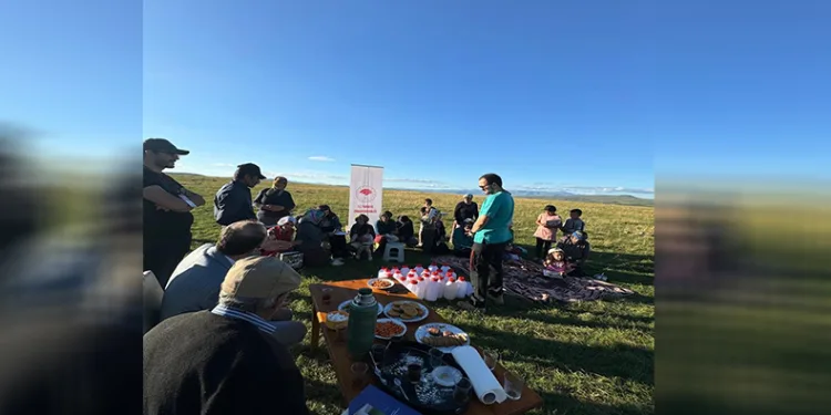 Yaylada bulunan kadın üreticilere eğitim verildi