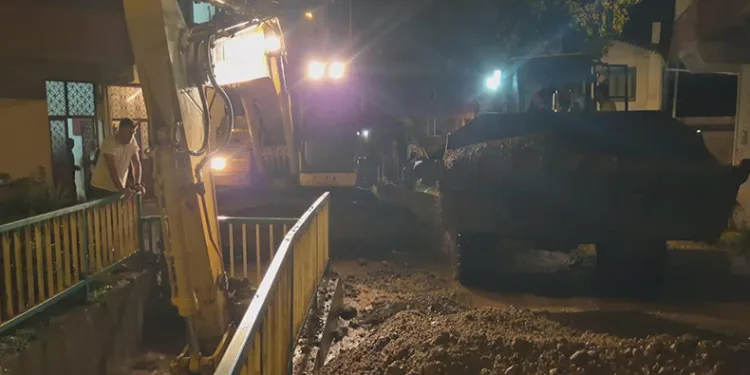 Trabzon’da su baskınları meydana geldi