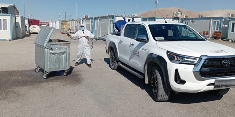 Elbistan’da ilçe genelinde ilaçlama operasyonu gerçekleşti