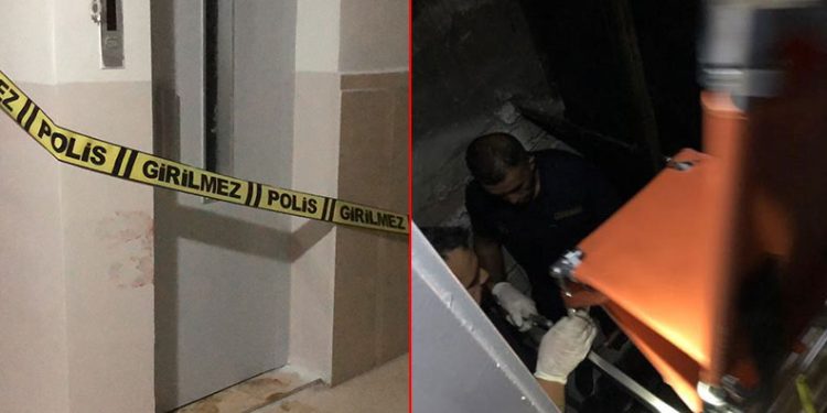 Asansör boşluğuna düşen yaşlı adam ağır yaralandı