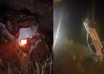 Gölbaşı’nda otomobil su kanalına düştü