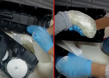 Batman’da kargo şirketinde hoparlöre gizlenmiş uyuşturucu ele geçirildi