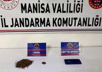 Manisa’da şüpheliden 29 gram skunk ele geçirildi