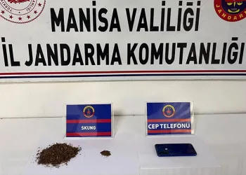 Manisa’da şüpheliden 29 gram skunk ele geçirildi