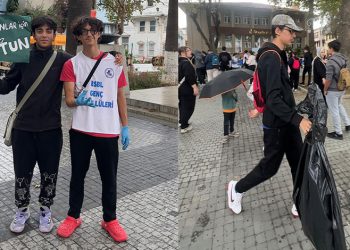 Bursa’da önce temizlik sonra panel