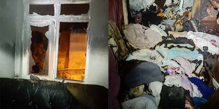 Kahramanmaraş’ta ikamet yangını