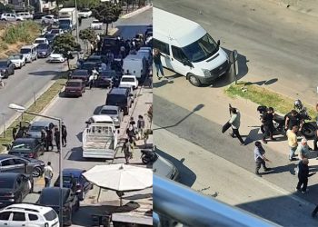 Düğüne değil savaşa gider gibi gelin almaya gelmişler