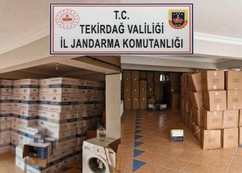 3 ton tütün ve 1.6 milyon makaron ele geçirildi