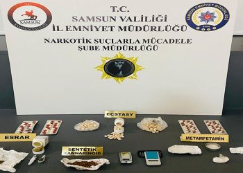Samsun’da uyuşturucu operasyonu: 2 gözaltı