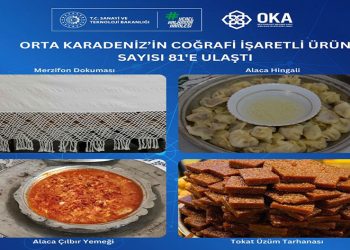 Orta Karadeniz’in coğrafi işaret tescilli ürün sayısı 81’e ulaştı