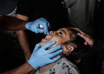 Gazze’de çocuk felci aşı kampanyasının ilk aşaması tamamlandı