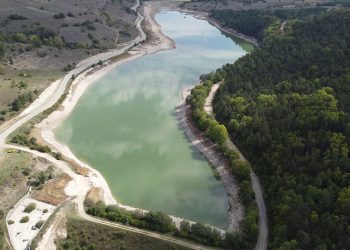 Kadıköy Göleti’nde su seviyesi azaldı
