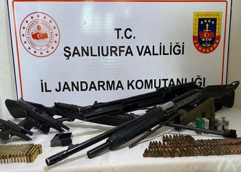 Siverek’te çok sayıda silah ve uyuşturucu ele geçirildi