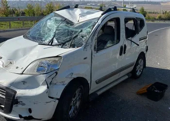 Otomobil takla attı: 1 yaralı