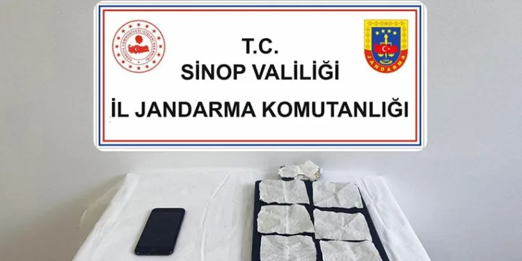 Otobüste seyahat eden şahıs uyuşturucu ile yakalandı