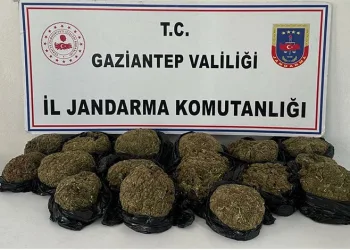 Otobüsün bağajından 18.5 kilo skunk ele geçirildi