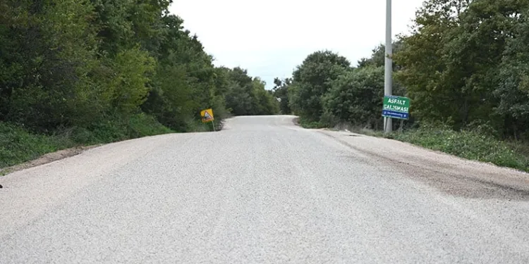 Şahmelek ve Doğla’da yol çalışmaları tamamlandı