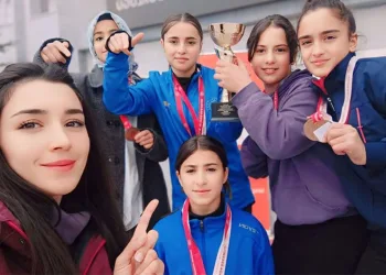 Atletizm yarışmalarında büyük başarı