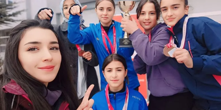 Atletizm yarışmalarında büyük başarı