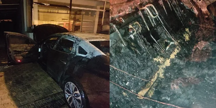 Samsun’da apartman dairesinde yangın