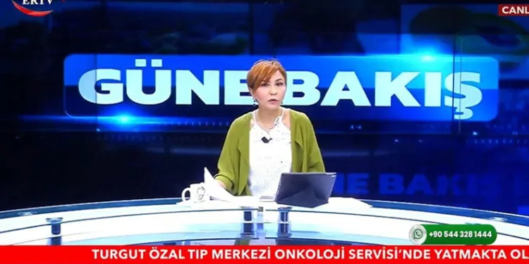 Depreme canlı yayında yakalandı