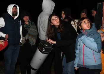 Bilim tutkunlarını soğuk hava durduramadı