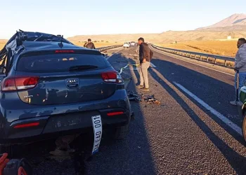 Tavşanlı’da motosiklet ile otomobile çarpıştı: 1 yaralı