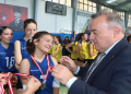 Voleybol şampiyonu oldular