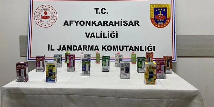 Afyonkarahisar’da elektronik sigara yakalandı