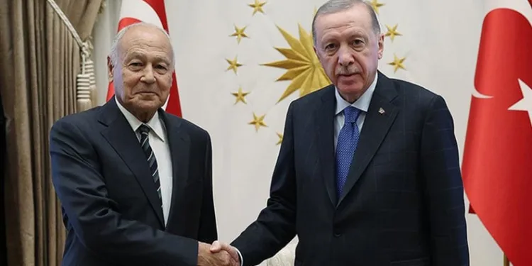 Cumhurbaşkanı Erdoğan, Arap Birliği Genel Sekreteri Ahmed Ebu Gayt’ı kabul etti