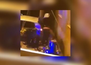 Yankesicilik anı saniye saniye görüntülendi