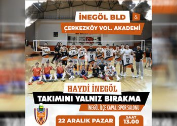 İnegöl Belediyespor Çerkezköy Voleybol Akademi’yi konuk edecek