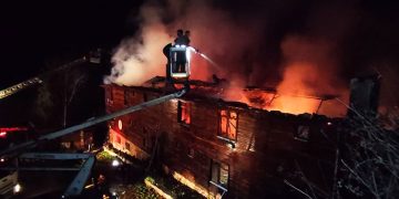 Bartın’da otelde korkutan yangın