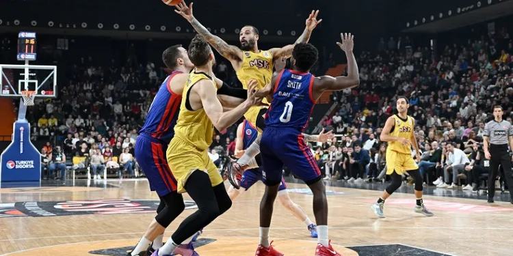 Türkiye Basketbol Süper Ligi: Mersin Spor Kulübü: 74 – Bahçeşehir Koleji: 73