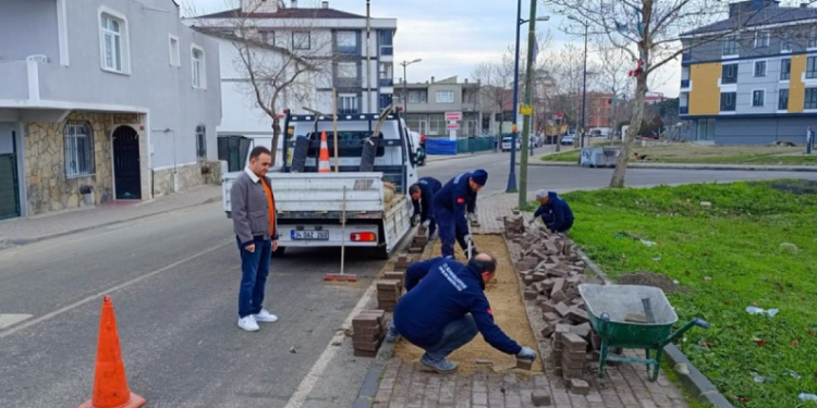 Silivri’de altyapı ve yol çalışmaları hız kesmeden devam ediyor