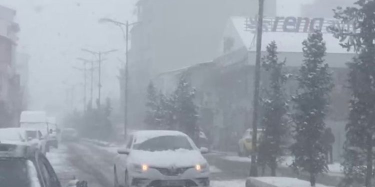 Kar Patnos’u beyaza bürüdü