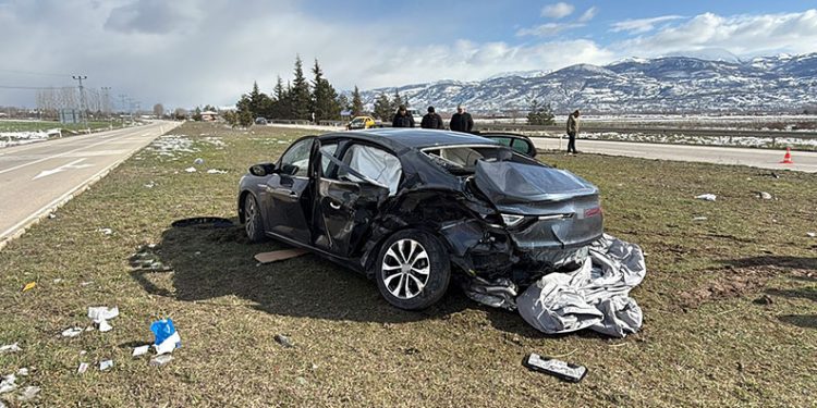 Tokat’ta trafik kazası: 5 yaralı