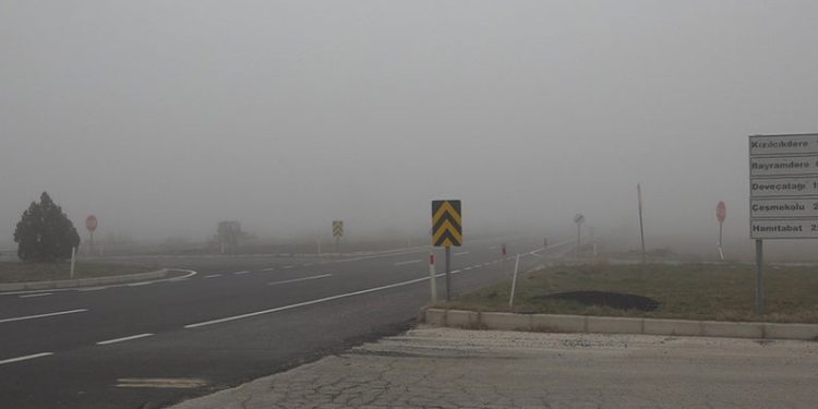 Kırklareli’nde yoğun sis