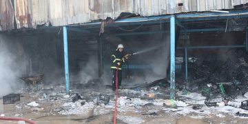 Nevşehir’de geri dönüşüm işletmesinde yangın