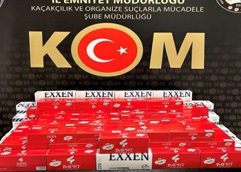 Bayburt’ta kaçak 20 bin adet boş makaron ele geçirildi