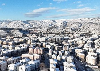 Çankırı’da kar manzarası