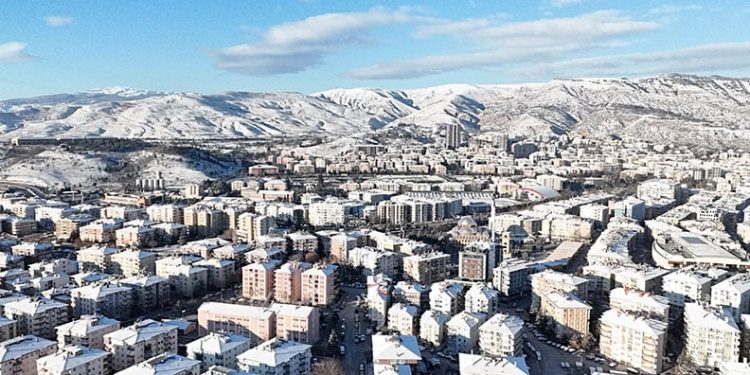 Çankırı’da kar manzarası