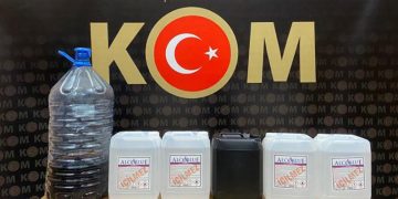 Gümüşhane’de sahte içki operasyonu