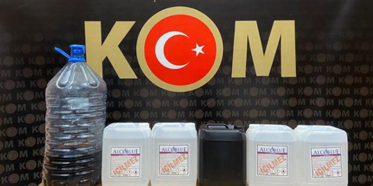 Gümüşhane’de sahte içki operasyonu